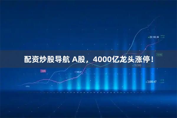 配资炒股导航 A股，4000亿龙头涨停！